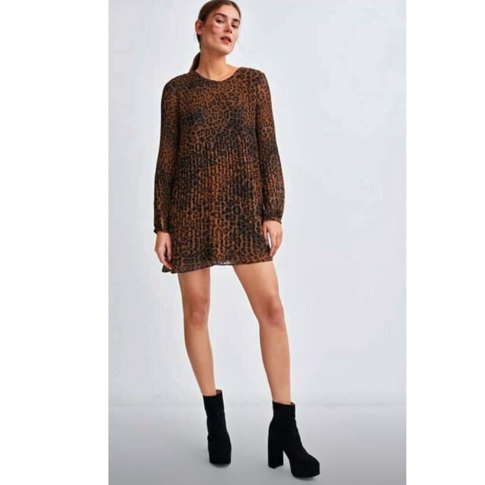 SOLD❣️ZARA Leopard Print Dress 🐆
